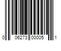 Barcode Image for UPC code 006273000051