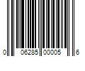 Barcode Image for UPC code 006285000056