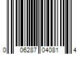 Barcode Image for UPC code 006287040814