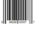 Barcode Image for UPC code 006288000077