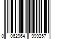 Barcode Image for UPC code 0062964999257