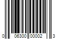 Barcode Image for UPC code 006300000023