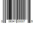 Barcode Image for UPC code 006341000075