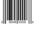 Barcode Image for UPC code 006345000088