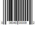 Barcode Image for UPC code 006348000092