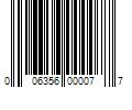 Barcode Image for UPC code 006356000077