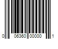 Barcode Image for UPC code 006360000001