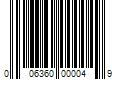 Barcode Image for UPC code 006360000049