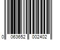 Barcode Image for UPC code 0063652002402. Product Name: Crayola Crayons, 24 Count Multi