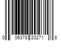 Barcode Image for UPC code 006378202718