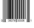 Barcode Image for UPC code 006379000061