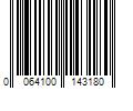 Barcode Image for UPC code 0064100143180