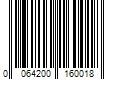 Barcode Image for UPC code 0064200160018