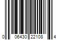 Barcode Image for UPC code 006430221084