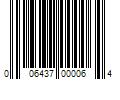 Barcode Image for UPC code 006437000064