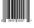 Barcode Image for UPC code 006437000071