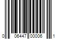 Barcode Image for UPC code 006447000061