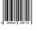 Barcode Image for UPC code 0064642026118