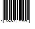 Barcode Image for UPC code 0064642027078