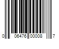 Barcode Image for UPC code 006476000087