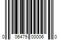 Barcode Image for UPC code 006479000060