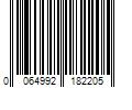 Barcode Image for UPC code 0064992182205