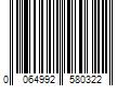 Barcode Image for UPC code 0064992580322