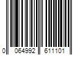 Barcode Image for UPC code 0064992611101