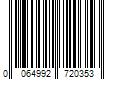 Barcode Image for UPC code 0064992720353