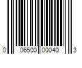 Barcode Image for UPC code 006500000403