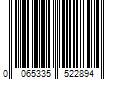 Barcode Image for UPC code 0065335522894