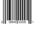 Barcode Image for UPC code 006549000051