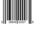 Barcode Image for UPC code 006549000075