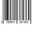 Barcode Image for UPC code 0065541381360