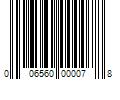 Barcode Image for UPC code 006560000078