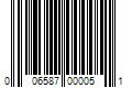 Barcode Image for UPC code 006587000051