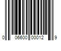 Barcode Image for UPC code 006600000129