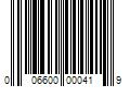 Barcode Image for UPC code 006600000419