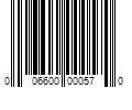 Barcode Image for UPC code 006600000570