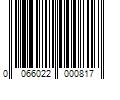 Barcode Image for UPC code 0066022000817