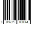 Barcode Image for UPC code 0066028000064