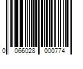 Barcode Image for UPC code 0066028000774