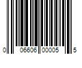 Barcode Image for UPC code 006606000055