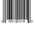 Barcode Image for UPC code 006612001459