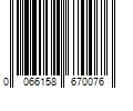 Barcode Image for UPC code 0066158670076