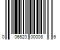 Barcode Image for UPC code 006620000086