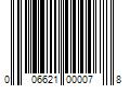 Barcode Image for UPC code 006621000078