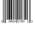 Barcode Image for UPC code 006624018513