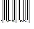 Barcode Image for UPC code 0066296143654