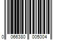 Barcode Image for UPC code 0066380005004